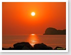 Galissas, Syros - Sunset across the bay of Galissas